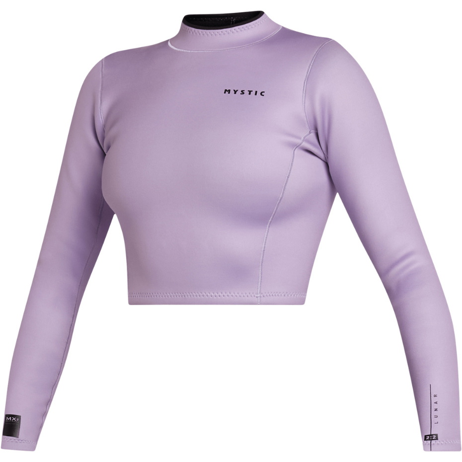 2025 Mystic Da Donna Lunar 2mm Crop Top A Maniche Lunghe 35001.240221 - Pink / Viola